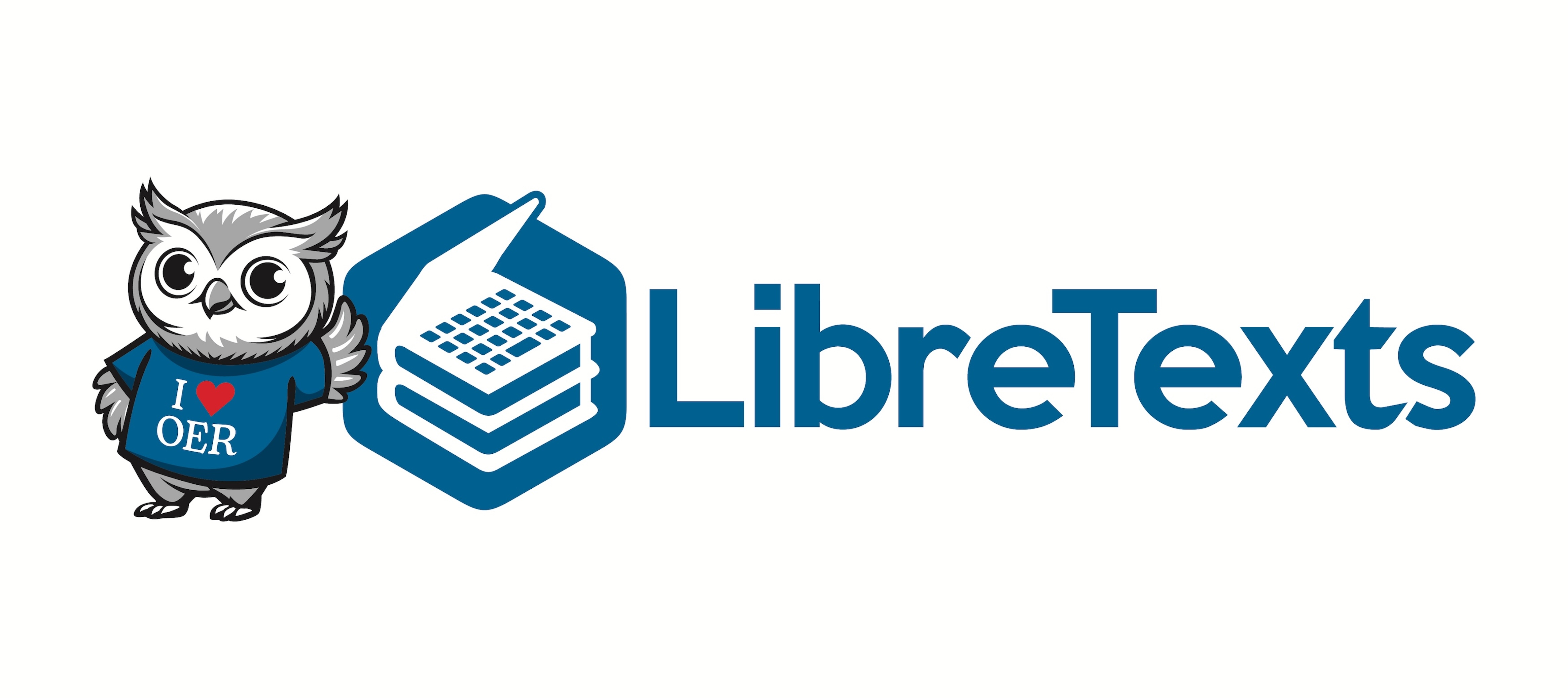 Benny leaning against LibreTexts logo