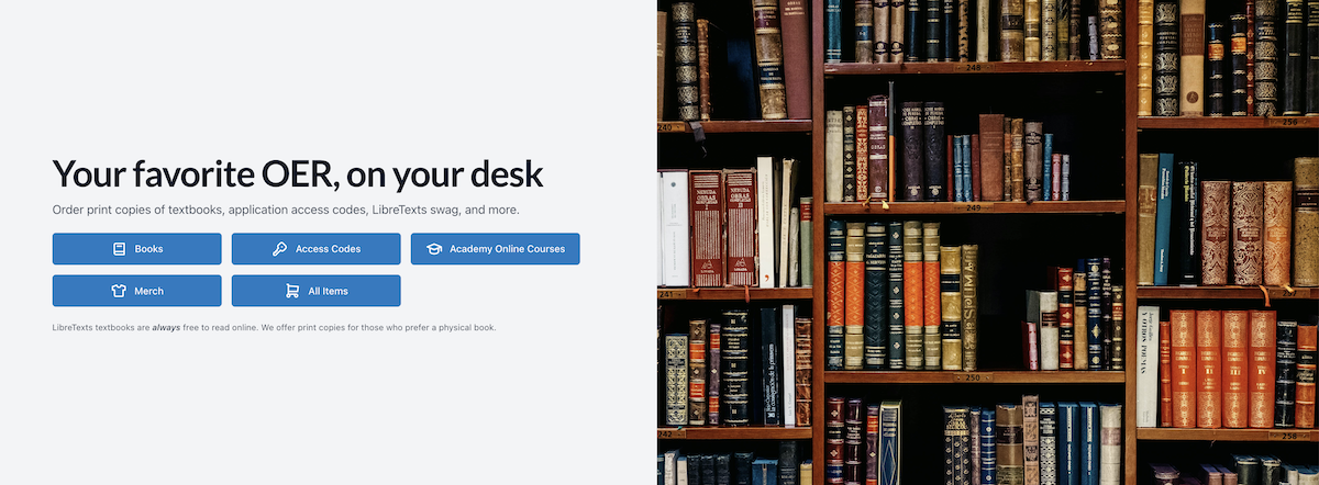 LibreTexts Storefront
